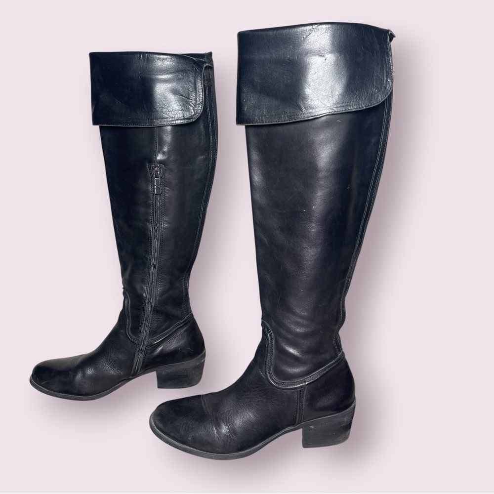 Vince Camuto Black Over the Knee Boots‎